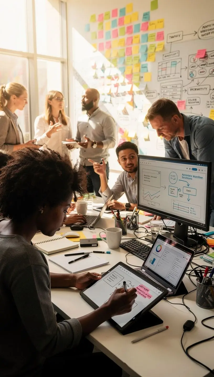 Person conducting a weekly review for enhanced productivity.