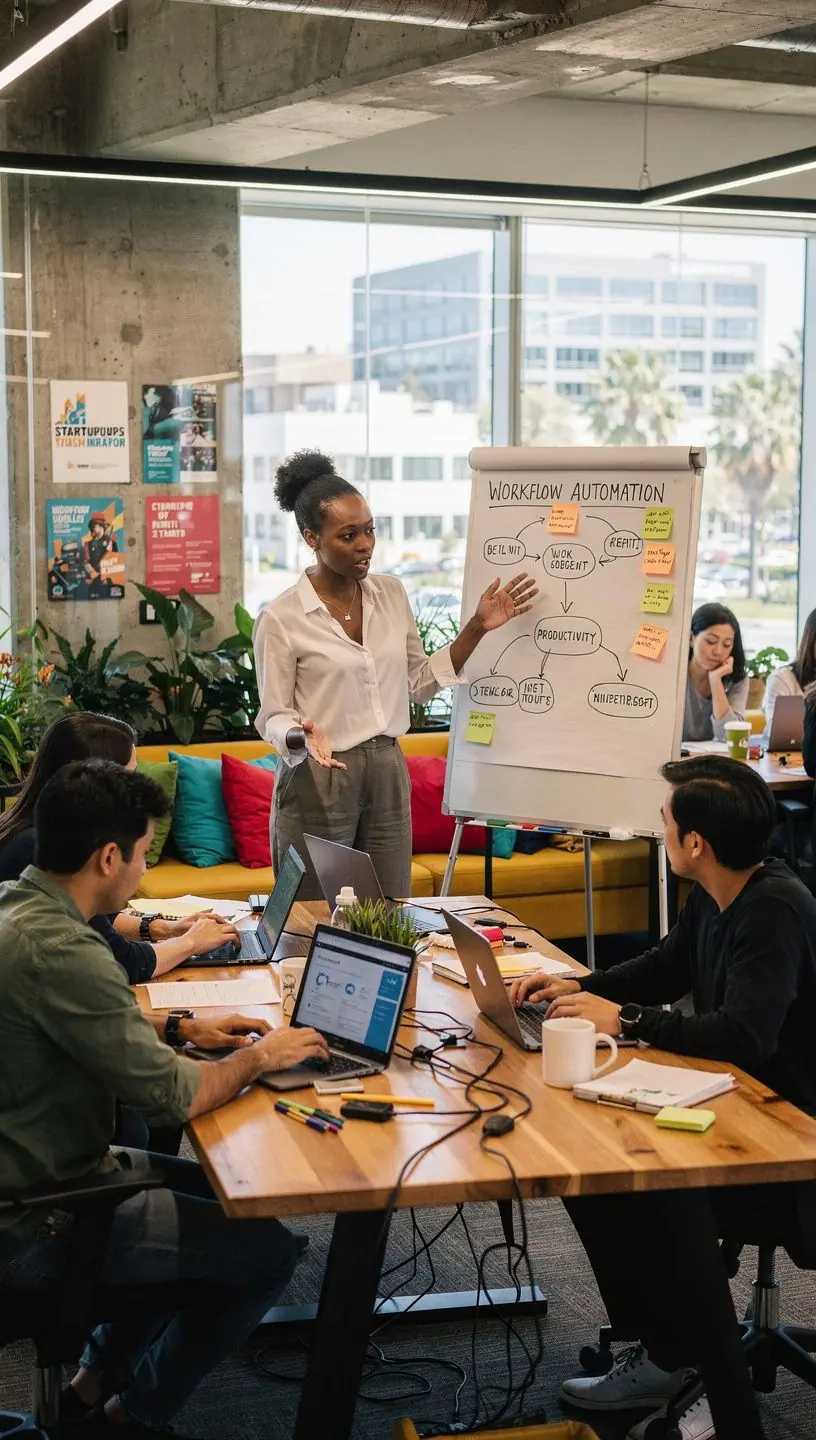 Professional team collaboration